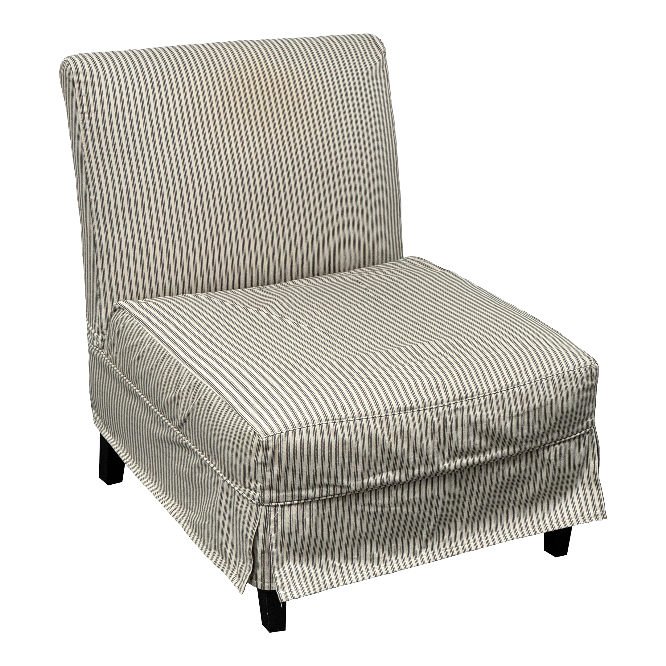 Pottery Barn Slipcovered Slipper Chair - image 0