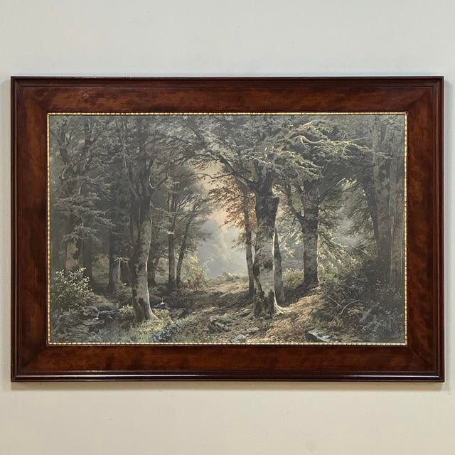 19th Century Framed Charcoal Landscape by Heinrich Böhmer (1852–1930) For Sale In Dallas - Image 6 of 16