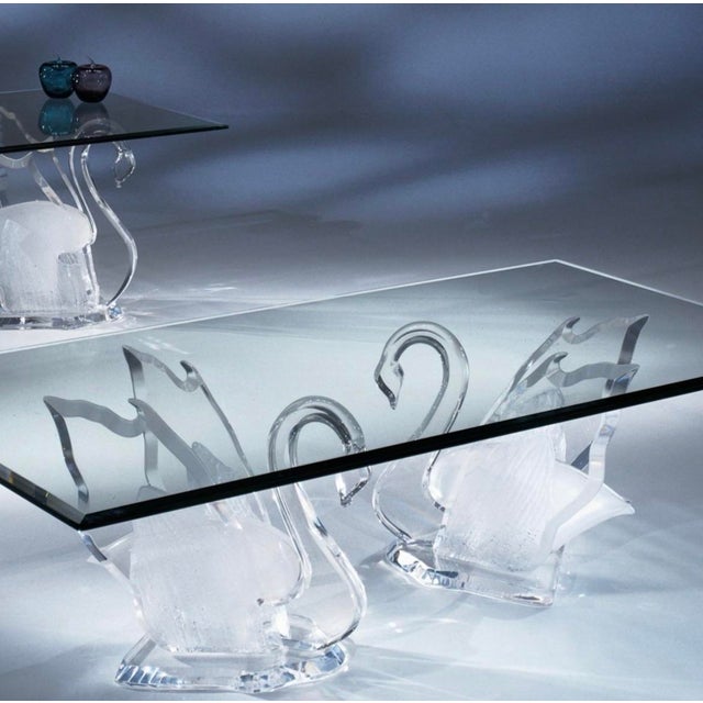Elevate your living space with this breathtaking Legend Swan Coffee Table. A masterpiece of post-modern purchase from...