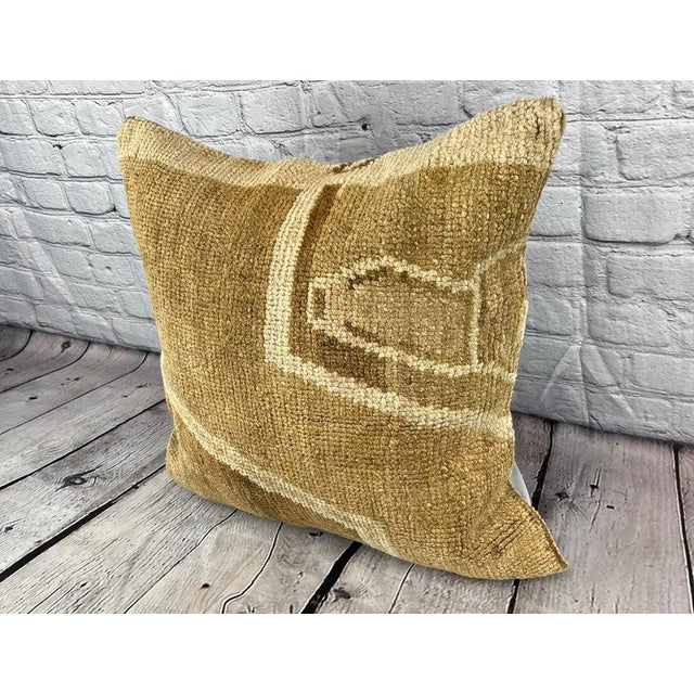 Vintage Pillow Case Turkish Rug Pillow Decorative Rug Pillow Dry cleaning only. PILLOW INSERT IS NOT INCLUDED