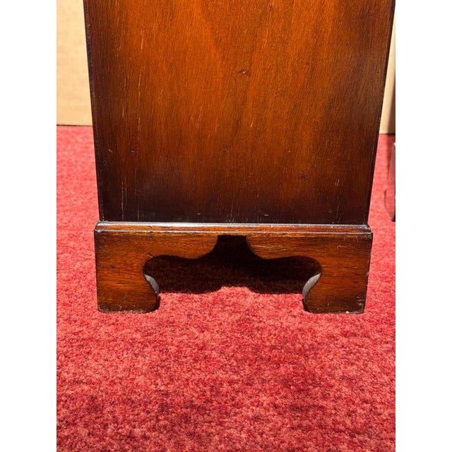 Military Apothecary Bedside Tables with Drawers and Leather Tops, 1850s, Set of 2 For Sale - Image 16 of 18