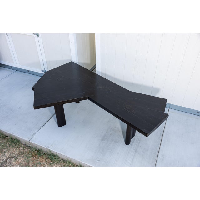 Charlotte Perriand Ventaglio Table for Cassina, Black-Stained Oak, No. 171 For Sale In Sacramento - Image 6 of 17