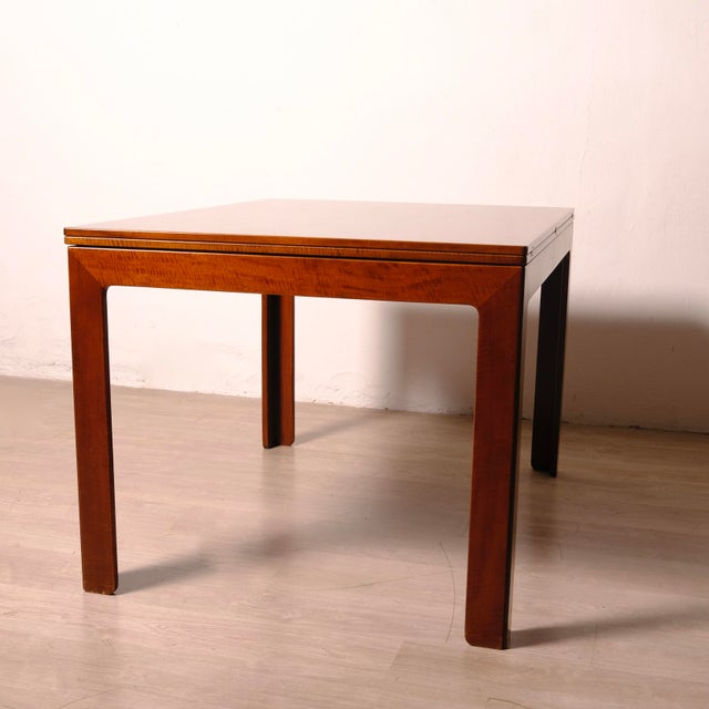 Wooden Dining Table with Book-Shaped Opening, 1950s For Sale - Image 12 of 18