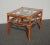 McGuire Vintage Mid Century Modern Bamboo Rattan End Table Tiki Palm Beach Style For Sale - Image 4 of 13