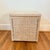 Shabby Chic Vintage White Wicker Hamper Storage Chest Jamaican Collection For Sale - Image 3 of 10