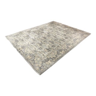 7ft 12in × 9ft 11in Pottery Barn Kennedy Area Rug, Blue Multi For Sale