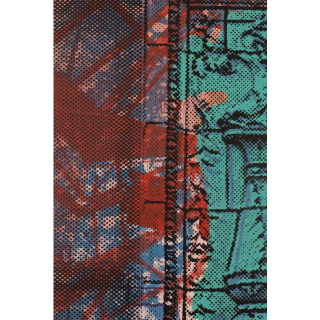 Judith Lipnik Perlow Column Series IX 2003 Signed Serigraph in Colors on Paper For Sale - Image 4 of 4