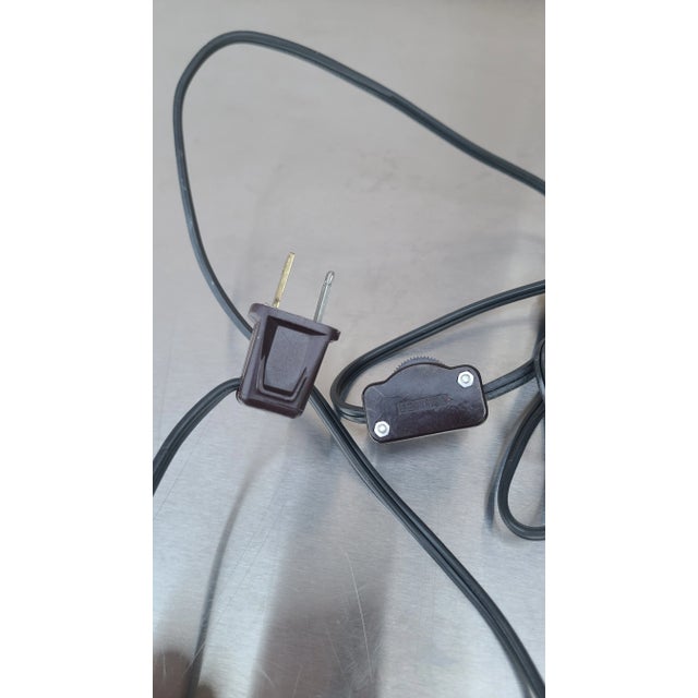 Metal Mid Century Dolphin Lamp For Sale - Image 7 of 9