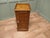 This is a charming and attractive piece, it is made in flame Birch with a gallery around the topped a cut glass knob to...