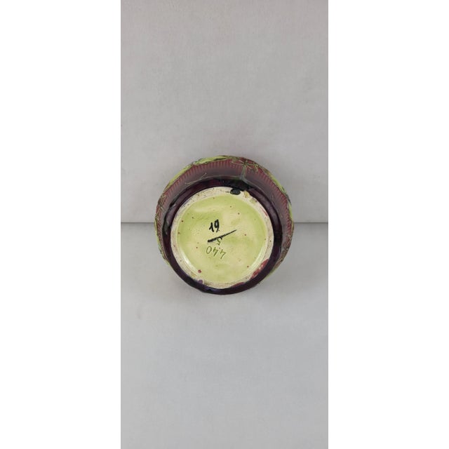 Ceramic Art Nouveau Slip Planter, 1890s For Sale - Image 7 of 9