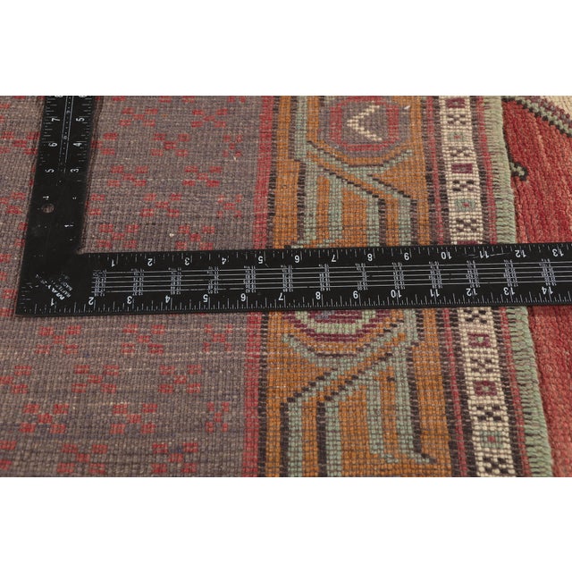 Textile Vintage Turkish Oushak Rug, 05'02 X 11'04 For Sale - Image 7 of 10