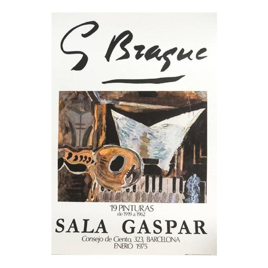 After Georges Braque, 19 Paintings from 1919 to 1962, Original Poster For Sale