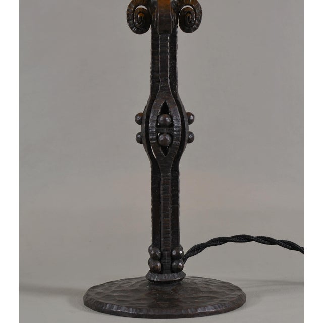 1920s French Art Deco Table Lamp by Daum - 1920s France For Sale - Image 5 of 8