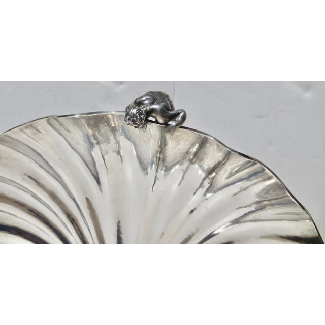Italian 800 Silver Centerbowl Circa 1930s For Sale - Image 12 of 12