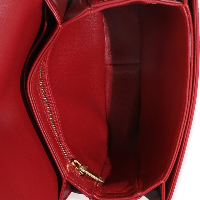 Red Shiny Calfskin Teen Triomphe For Sale - Image 9 of 9