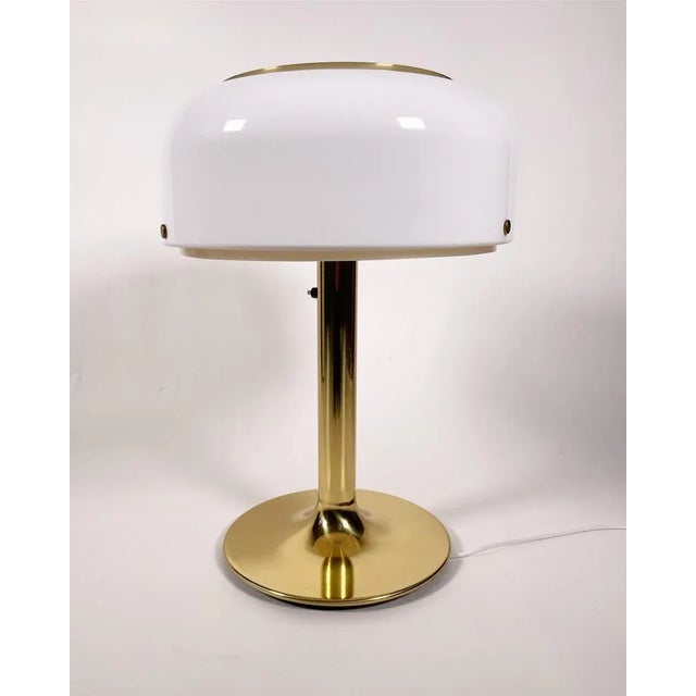 Knubbling Brass Table Lamp by Anders Pehrson for Atelje Lyktan, 1970s For Sale - Image 3 of 10