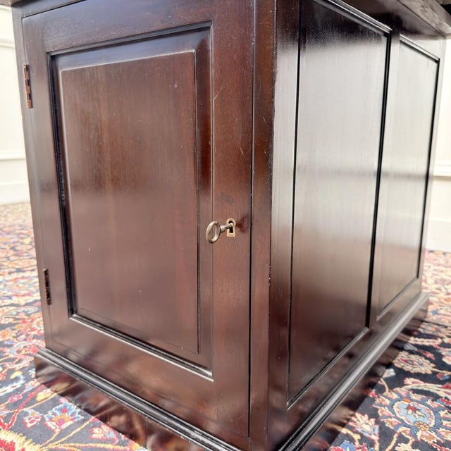 English Desk with Leather For Sale - Image 12 of 18