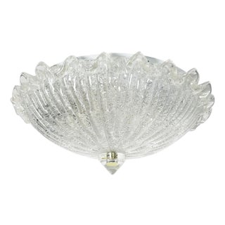 20th Century Glass Ceiling Light Fixture, France For Sale