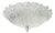 20th Century Glass Ceiling Light Fixture, France For Sale