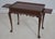 Queen Anne Henkel Harris Mahogany Queen Anne Style Tea Table For Sale - Image 3 of 18