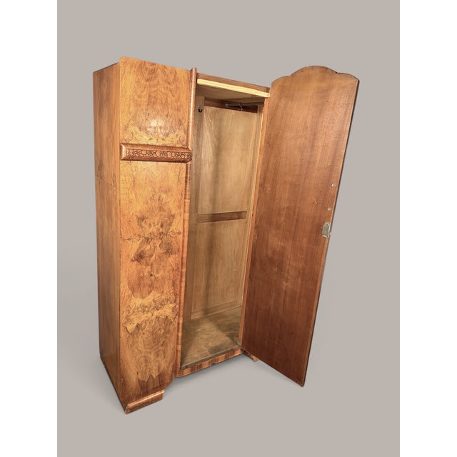 Art Deco Wardrobe, 1930s For Sale - Image 4 of 10
