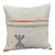 Turkish Hemp Pillow Cushion Natural Beige Orange Cushion Cover 20x20 For Sale