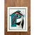 Vintage Original Abstract Oil Painting on Canvas For Sale - Image 10 of 12