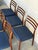 In Style of J.l. Moller Set of 6 Model 78 Dining Chairs Solid Rosewood Denmark Mid-Century Modern 1960s For Sale - Image 4 of 15