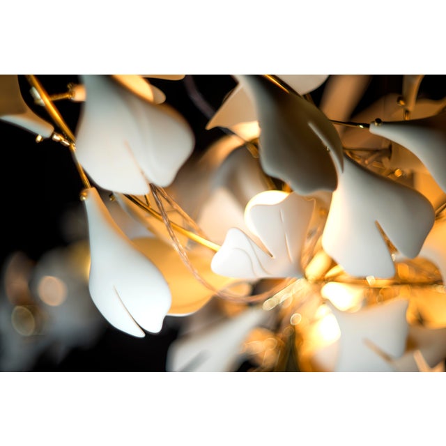 Not Yet Made - Made To Order Andreea Braescu Gingko 155 Light Sculpture For Sale - Image 5 of 6