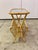 Swedish Designer, Side Table, Bamboo, Rattan, Glass, Sweden, 1950s For Sale In New York - Image 6 of 11