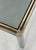 Chrome French Modern Square Low Side Table of Chrome and Brass With Smoked Glass Top For Sale - Image 8 of 9