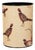 Country Pheasants Tapestry Waste Bin For Sale