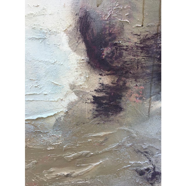 2020s "Portal (#5 in Series)" Original Abstract Modern Art Metallic Landscape Painting For Sale - Image 5 of 7