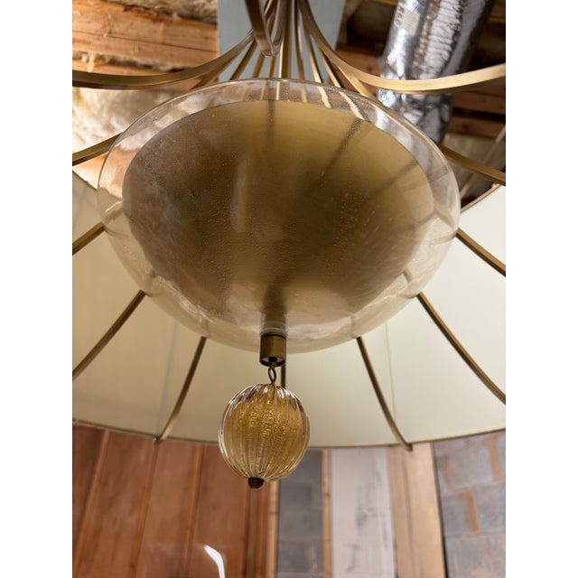 Metal Contemporary Barbara Barry Collection for Baker Furniture Modern Enlightened Chandelier For Sale - Image 7 of 12