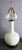 Illuminate your space with this stunning, large Christopher Spitzmiller lamp. Featuring a matt finish blanc de chine...