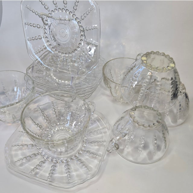 Vintage Coastal Starburst Teaset- Set of Twelve For Sale - Image 16 of 16
