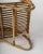 Midcentury Rattan Lounge Chair in the Style of Audoux Minet, France, 1960s For Sale - Image 9 of 13