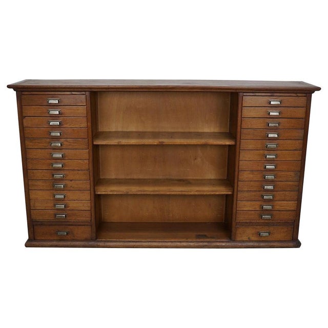 Vintage Dutch Oak Apothecary Cabinet, 1950s For Sale - Image 18 of 18