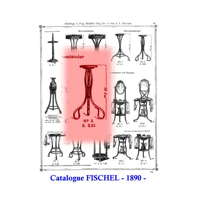 Art Nouveau Bentwood Flower Stand, 1890 For Sale - Image 4 of 14