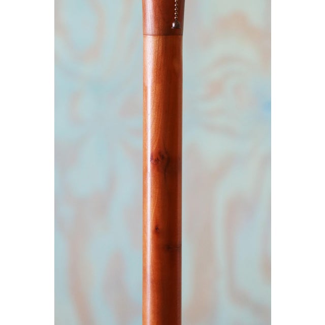 Wood 1970s Danish Modern Teak Floor Lamp Josef Frank (After) For Sale - Image 7 of 8
