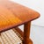 1950s Danish Modern Solid Teak & Cane "Minerva" Side Table Attributed to Hvidt & Molgaard-Nielsen For Sale In Los Angeles - Image 6 of 15