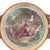 Vintage French L’etoile Limoges porcelain handled tray featuring a romantic Fragonard-inspired courting scene with lavish...