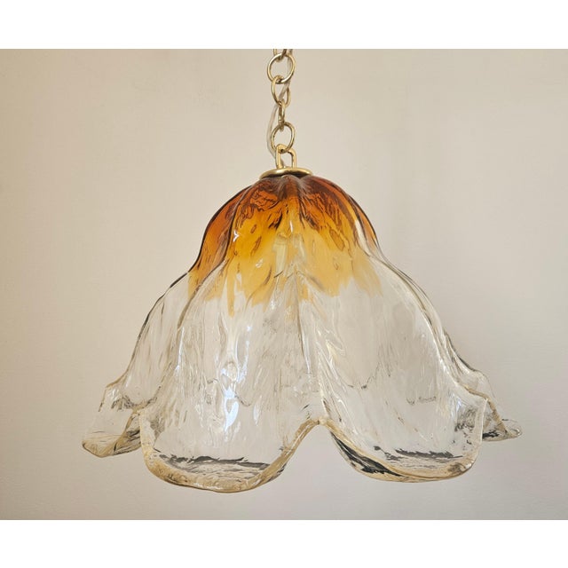 Large Mid-Century Murano Glass Pendant from Kaiser Leuchten, Germany, 1970s For Sale - Image 12 of 18