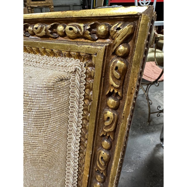 Pair of 19th Century Louis XVI Style Tapestry-Upholstered Giltwood Bergères For Sale - Image 12 of 12