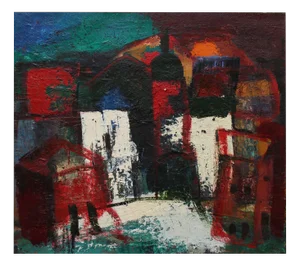 Aleksandr Rodin, Passages of the Night, Oil Painting