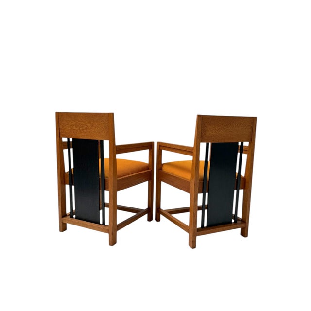 Art Deco Modernist High Back Armchairs from Cor Alons, 1927, Set of 2 For Sale - Image 3 of 18