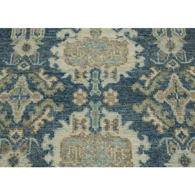 Turkish Oushak Rug 3'8" x 6'5" #17253 For Sale In Houston - Image 6 of 8