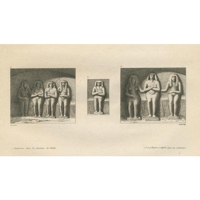 Copper Dominique Baron Vivant Denon, Egypt Desert Panoramas and Ruins, 1802, Copper Engravings on Paper, Set of 3 For Sale - Image 8 of 15
