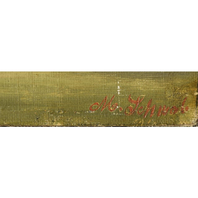 Max Schwab, Am Ammersee, 1890-1900, Oil Painting For Sale - Image 3 of 8
