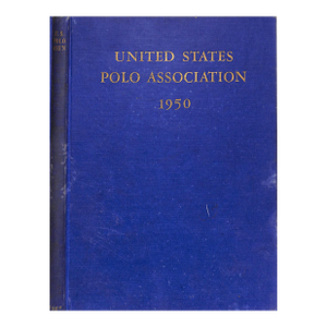 United States Polo Association 1950 Yearbook